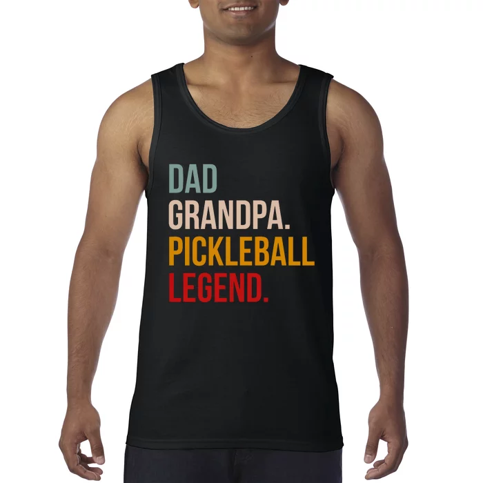 Dad Grandpa Pickleball Legend Tank Top