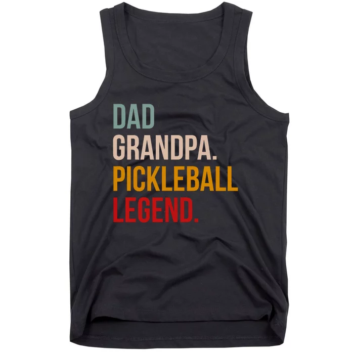 Dad Grandpa Pickleball Legend Tank Top