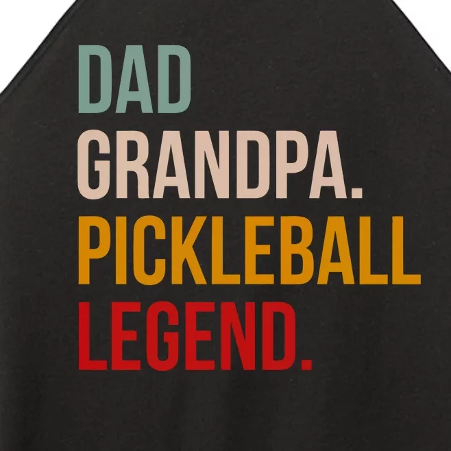 Dad Grandpa Pickleball Legend Women’s Perfect Tri Rocker Tank