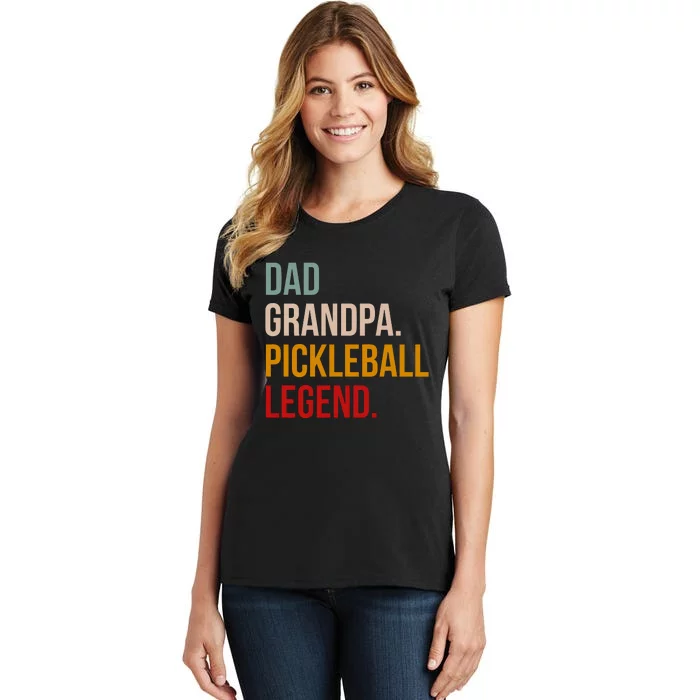 Dad Grandpa Pickleball Legend Women's T-Shirt