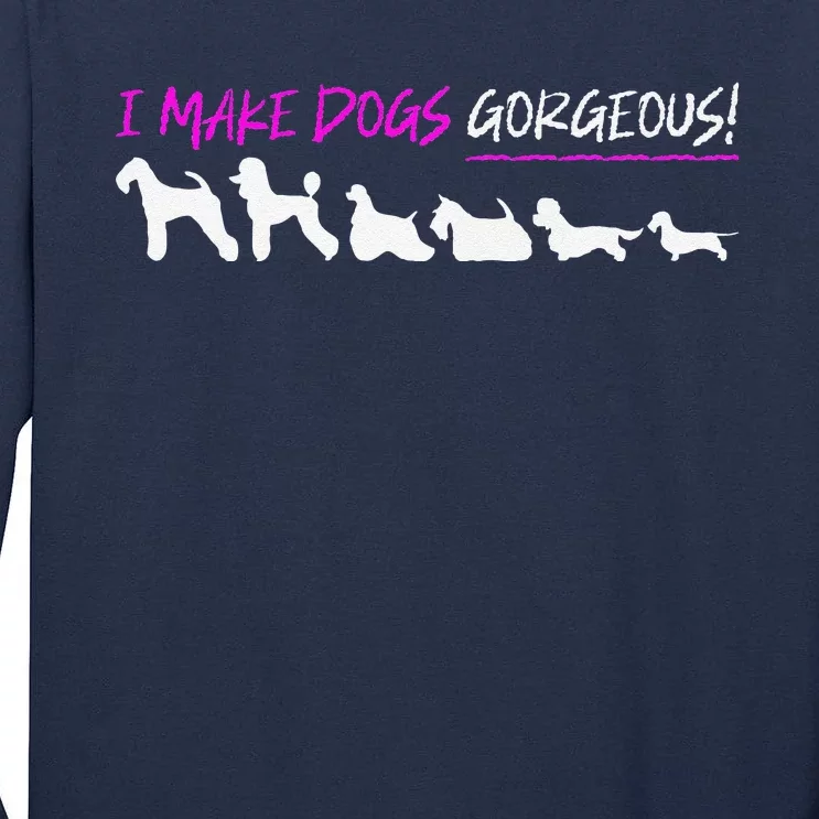 Dog Grooming Premium Tall Long Sleeve T-Shirt