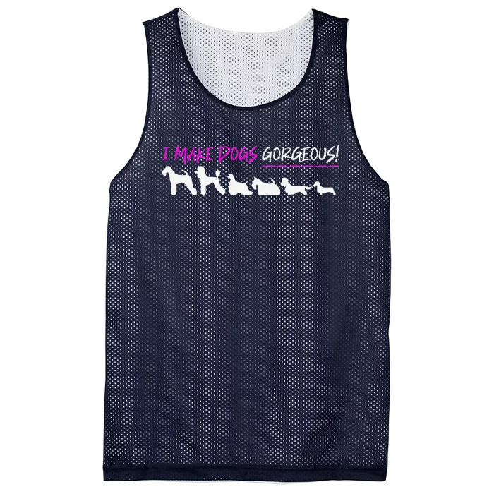 Dog Grooming Premium Mesh Reversible Basketball Jersey Tank