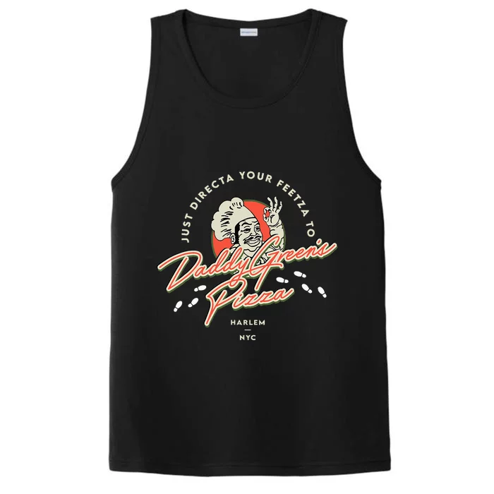 Daddy GreenS Pizza Last Dragon Performance Tank