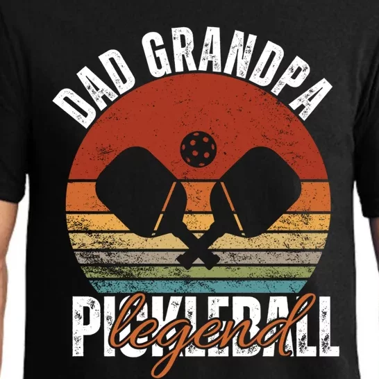 Dad Grandpa Pickleball Legend Cool Funny Fathers Day Cute Gift Pajama Set