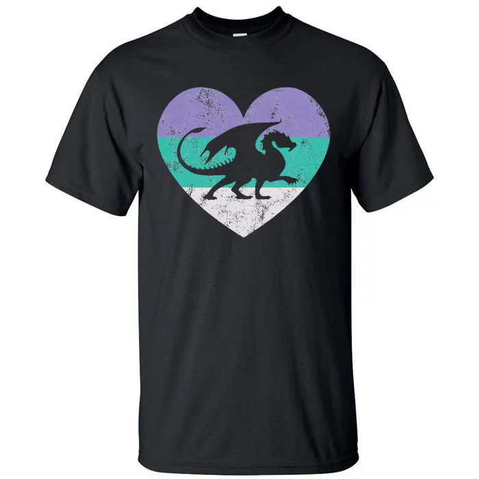 Dragon Gift Retro Cute Tall T-Shirt