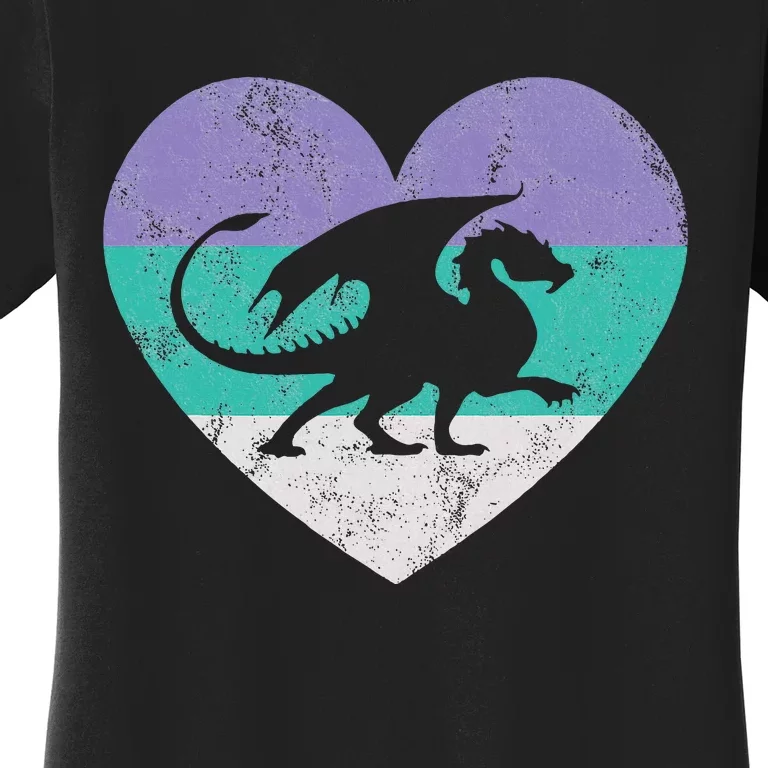 Dragon Gift Retro Cute Women's T-Shirt