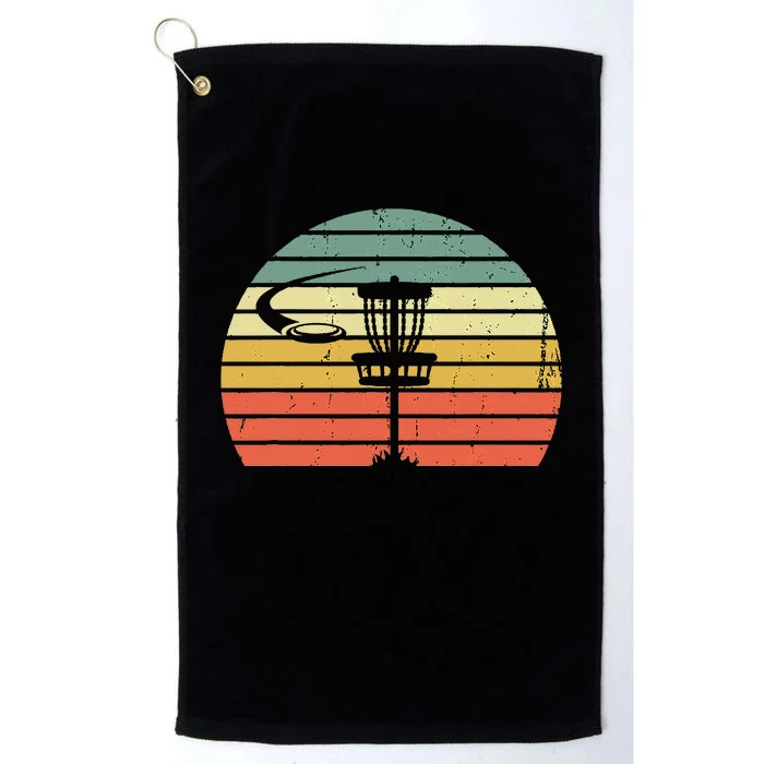 Disc Golf Retro Frisbee Golf Disc Sport Gift Platinum Collection Golf Towel