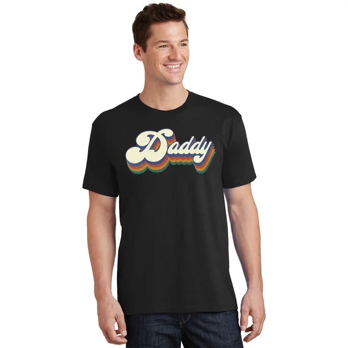 Daddy Gifts Retro Vintage Fathers Day Daddy T-Shirt