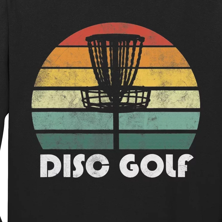 Disc Golf Retro Vintage Frisbee Golf Club Team Long Sleeve Shirt