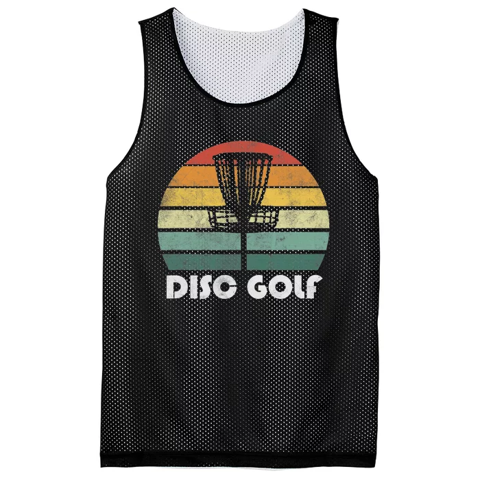 Disc Golf Retro Vintage Frisbee Golf Club Team Mesh Reversible Basketball Jersey Tank