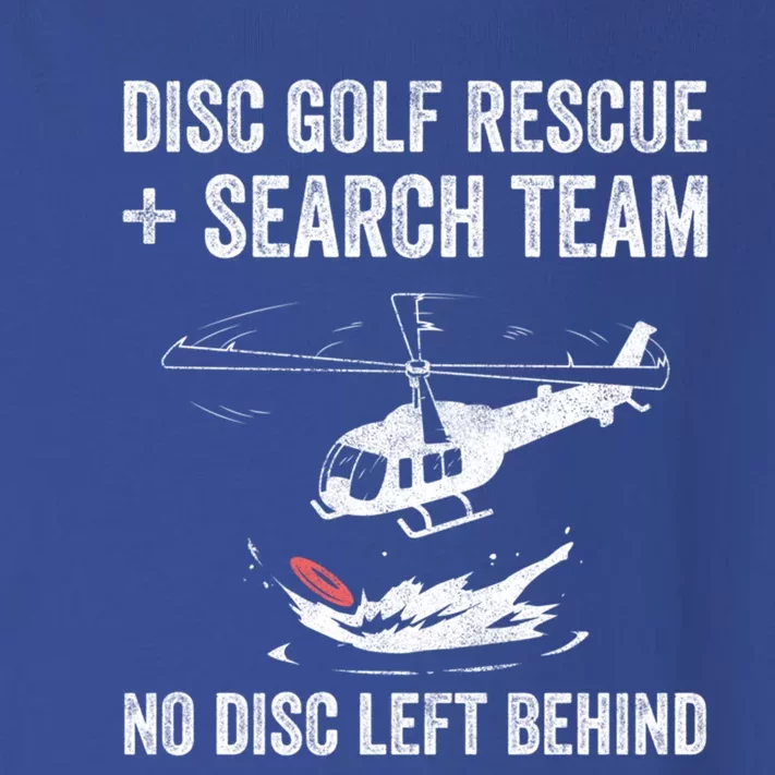 Disc Gold Rescue + Search Team No Disc Left Beind Gift Toddler Long Sleeve Shirt