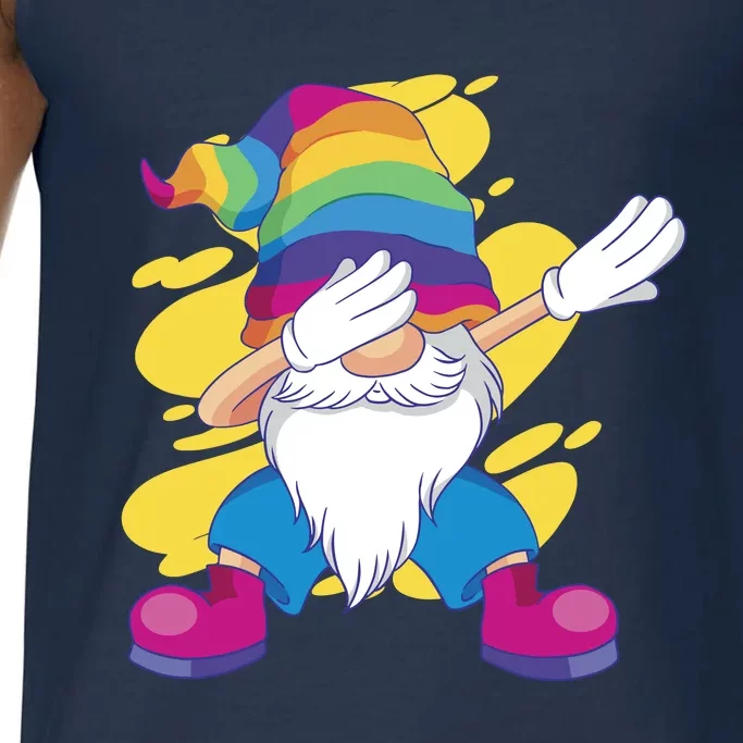 Dabbing Gnome Rainbow Comfort Colors® Tank Top