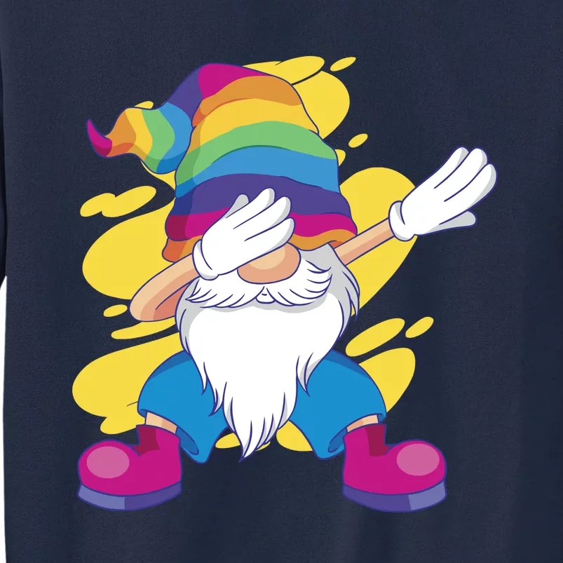 Dabbing Gnome Rainbow Tall Sweatshirt