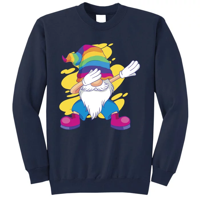 Dabbing Gnome Rainbow Tall Sweatshirt