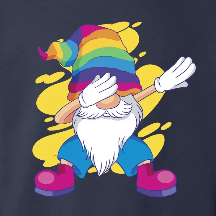 Dabbing Gnome Rainbow Toddler Hoodie