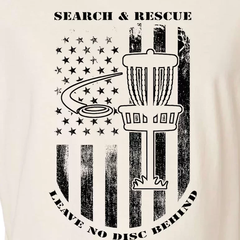 Disc Golf Rescue Squad Never Lose a Disc Black Garment-Dyed Women's Muscle Tee