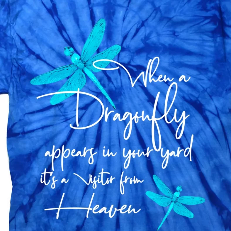 Dragonfly Gift Spiritual Faith Dragonflies Tie-Dye T-Shirt