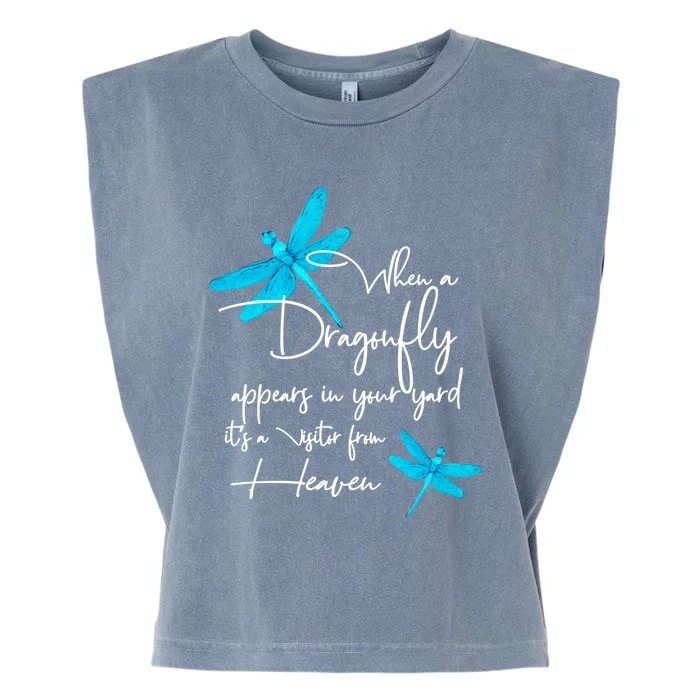 Dragonfly Gift Spiritual Faith Dragonflies Garment-Dyed Women's Muscle Tee