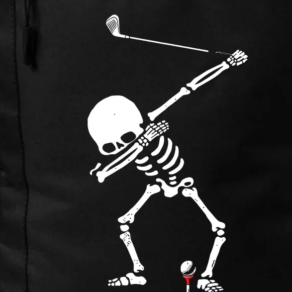 Dabbing Golf Skeleton Funny Golfer Daily Commute Backpack