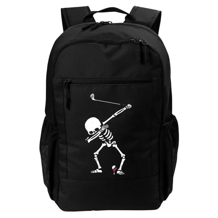 Dabbing Golf Skeleton Funny Golfer Daily Commute Backpack