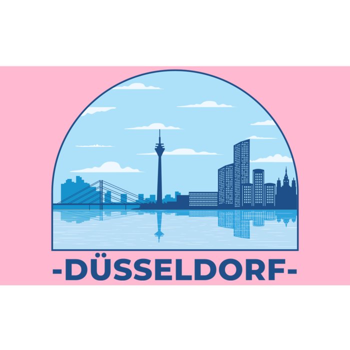 Dusseldorf Germany Skyline Bumper Sticker