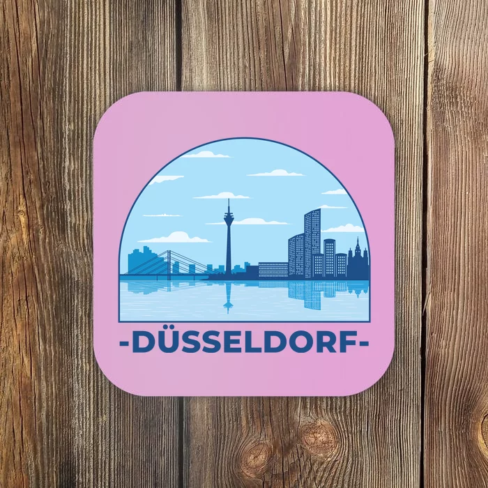 Dusseldorf Germany Skyline Coaster