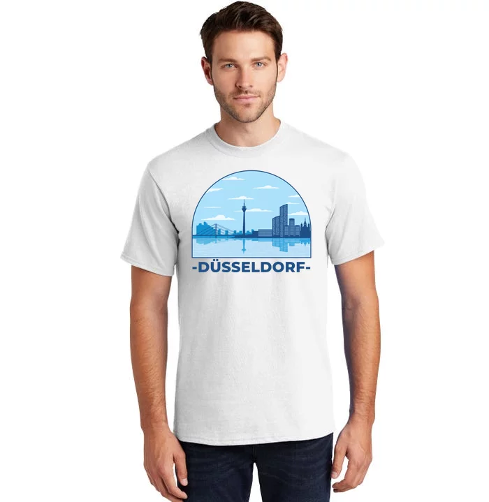 Dusseldorf Germany Skyline Tall T-Shirt