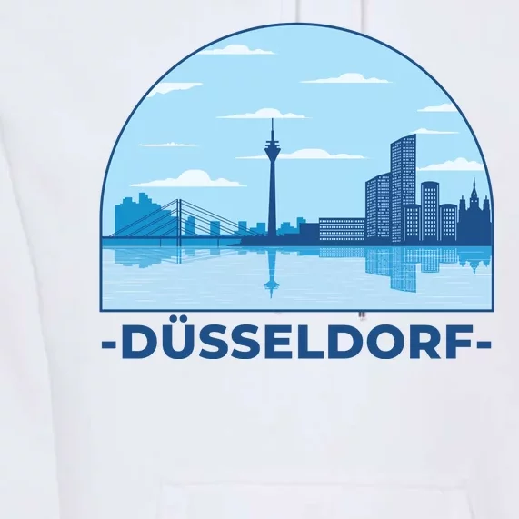 Dusseldorf Germany Skyline Premium Hoodie