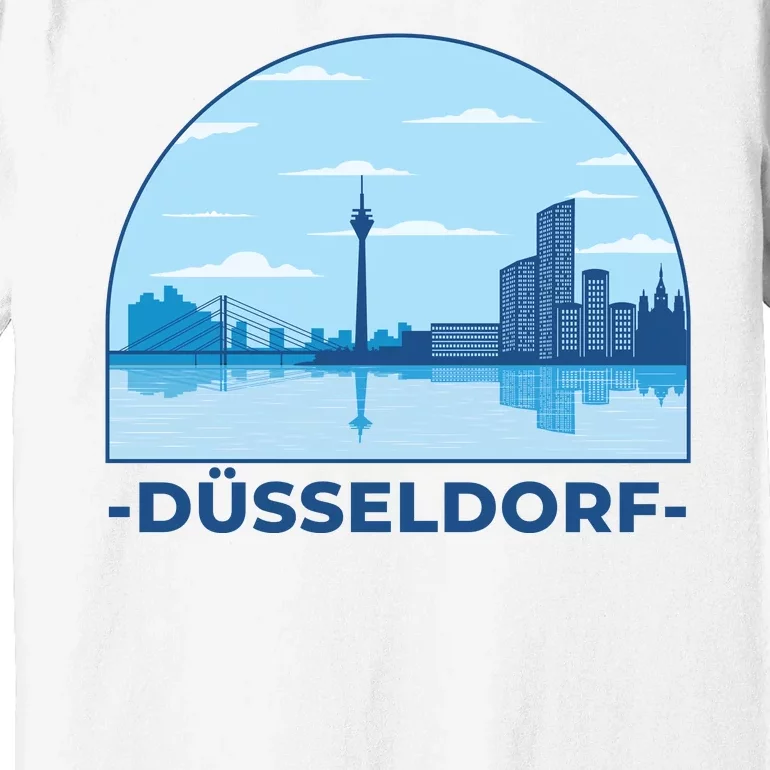 Dusseldorf Germany Skyline Premium T-Shirt