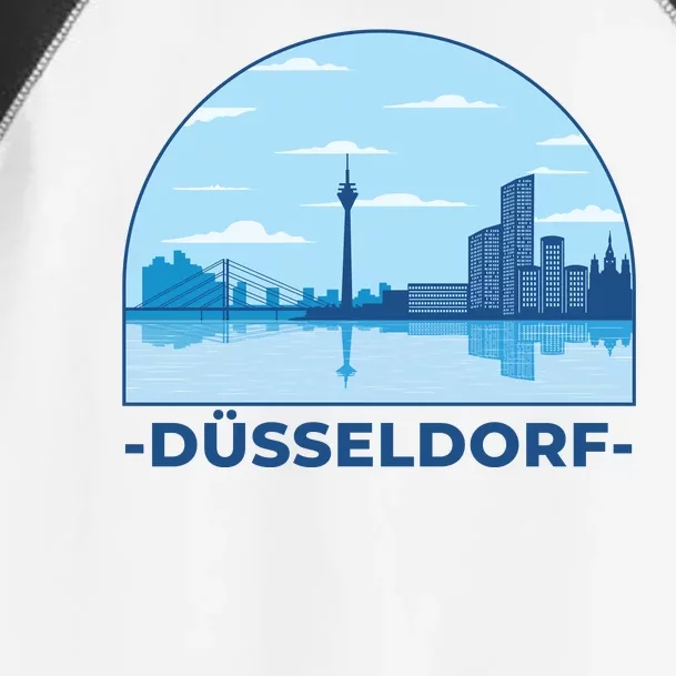 Dusseldorf Germany Skyline Toddler Fine Jersey T-Shirt