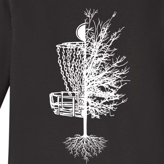 Disc Golf Shirt Basket Tree Frisbee Golf TShirt Baby Long Sleeve Bodysuit