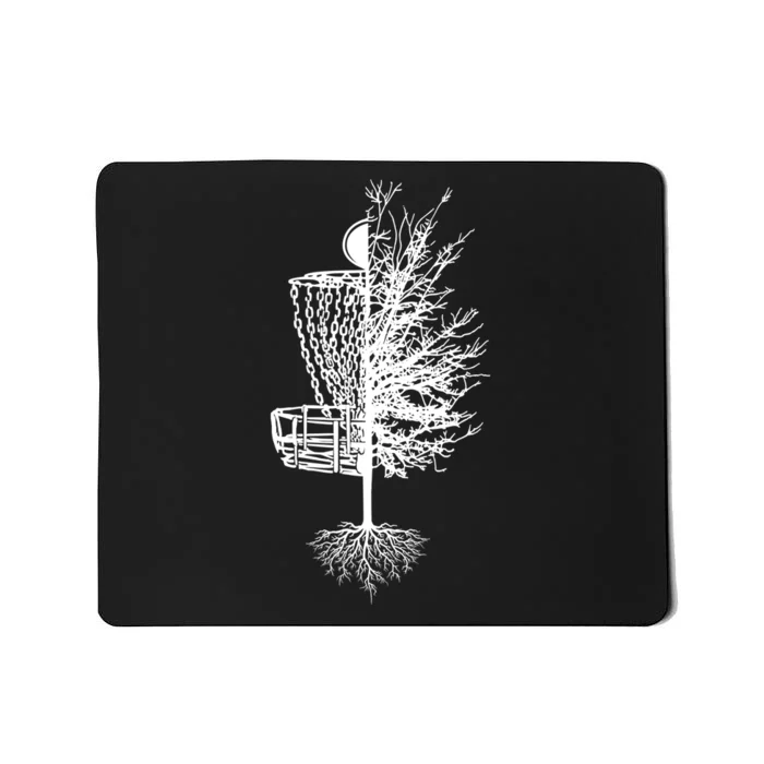 Disc Golf Shirt Basket Tree Frisbee Golf TShirt Mousepad