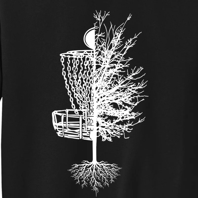 Disc Golf Shirt Basket Tree Frisbee Golf TShirt Tall Sweatshirt