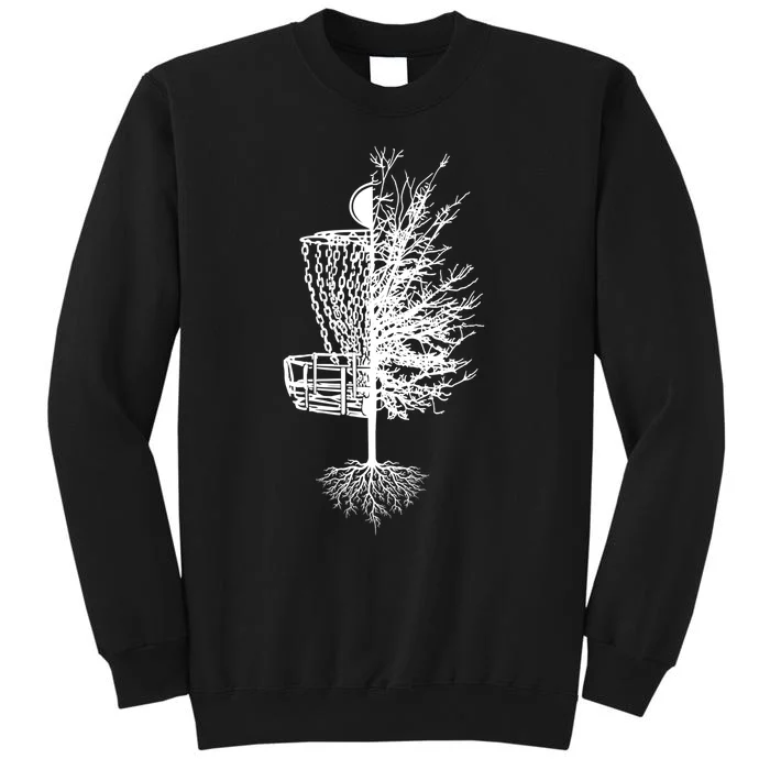 Disc Golf Shirt Basket Tree Frisbee Golf TShirt Tall Sweatshirt