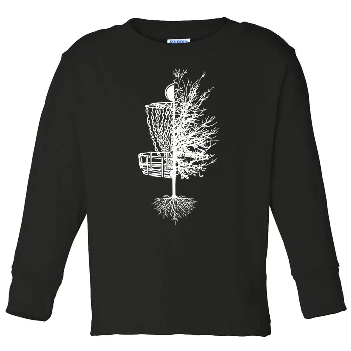 Disc Golf Shirt Basket Tree Frisbee Golf TShirt Toddler Long Sleeve Shirt