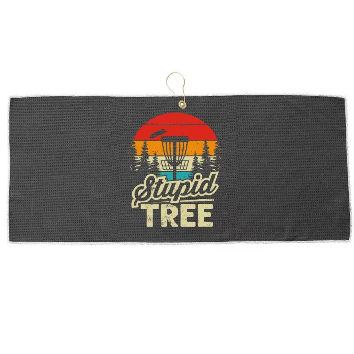 Disc Golf Stupid Tree Disc Golf Large Microfiber Waffle Golf Towel