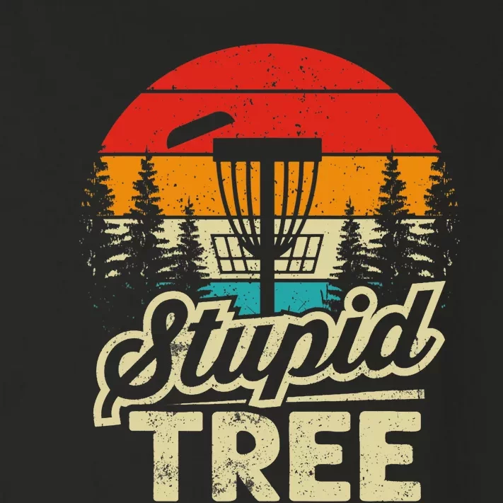 Disc Golf Stupid Tree Disc Golf Toddler Long Sleeve Shirt