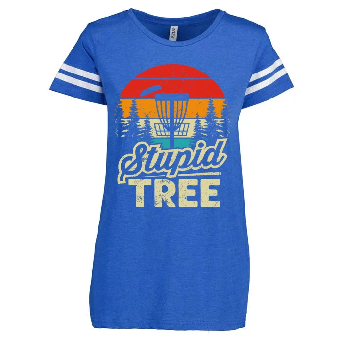 Disc Golf Stupid Tree Disc Golf Enza Ladies Jersey Football T-Shirt