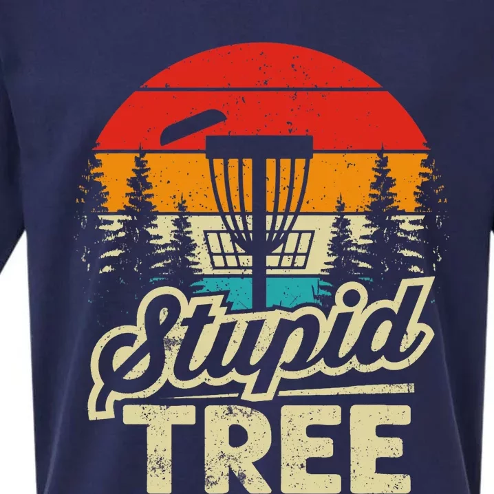 Disc Golf Stupid Tree Disc Golf Sueded Cloud Jersey T-Shirt