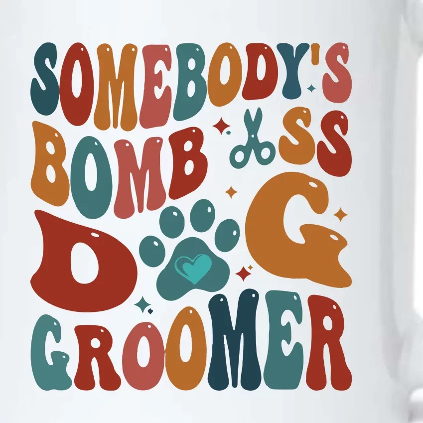 Dog Groomer Somebodys Bomb As Dog Groomer Black Color Changing Mug