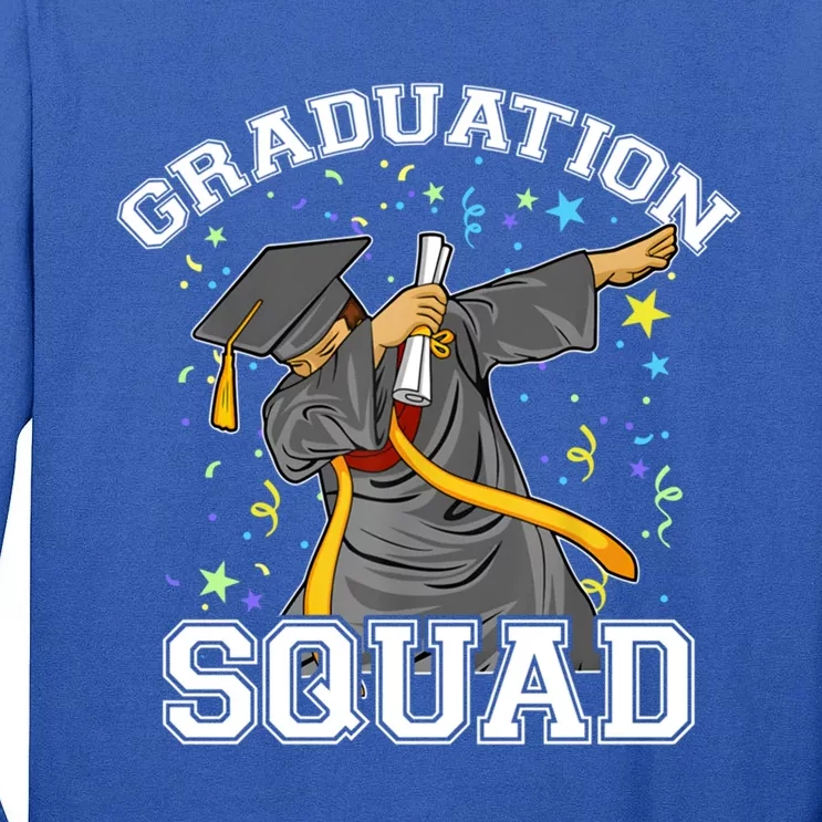 Dabbing Graduation Squad Family Matching Graduate Outfits Gift Tall Long Sleeve T-Shirt