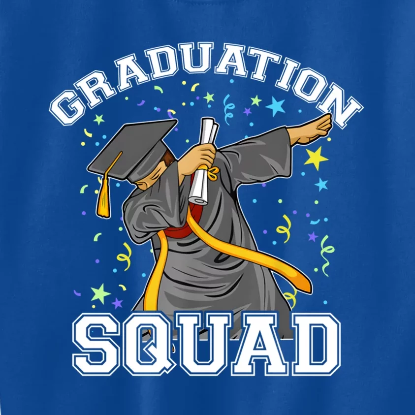 Dabbing Graduation Squad Family Matching Graduate Outfits Gift Kids Sweatshirt