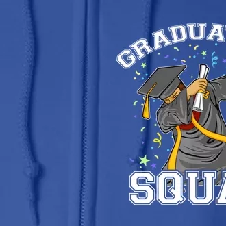 Dabbing Graduation Squad Family Matching Graduate Outfits Gift Full Zip Hoodie