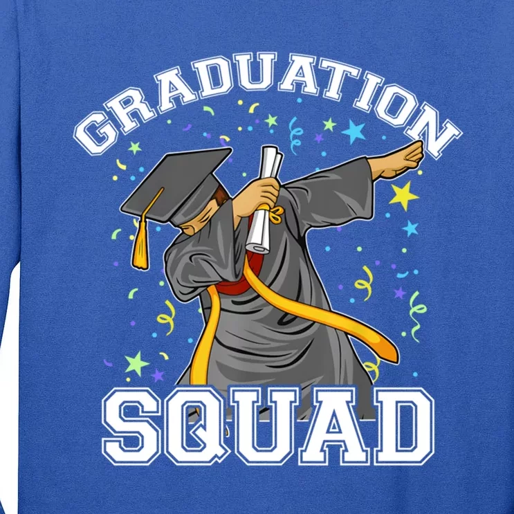 Dabbing Graduation Squad Family Matching Graduate Outfits Great Gift Tall Long Sleeve T-Shirt