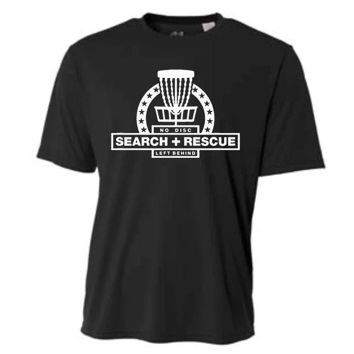 Disc Golf Search and Rescue Disc Golf Gift Funny Disc Golf Cooling Performance Crew T-Shirt