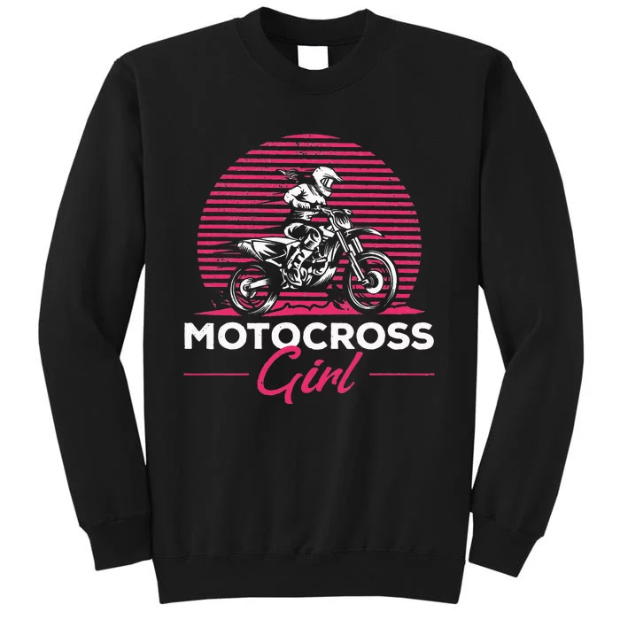 Dirtbike Girl Supercross Girl Enduro Off Road Motocross Girl Sweatshirt