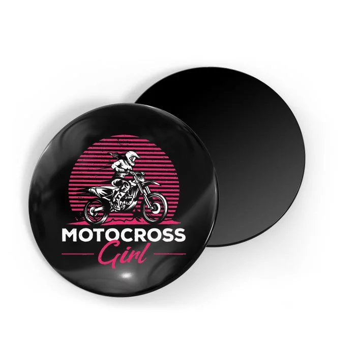 Dirtbike Girl Supercross Girl Enduro Off Road Motocross Girl Magnet