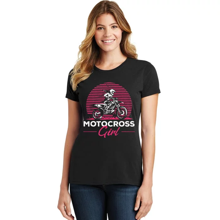 Dirtbike Girl Supercross Girl Enduro Off Road Motocross Girl Women's T-Shirt