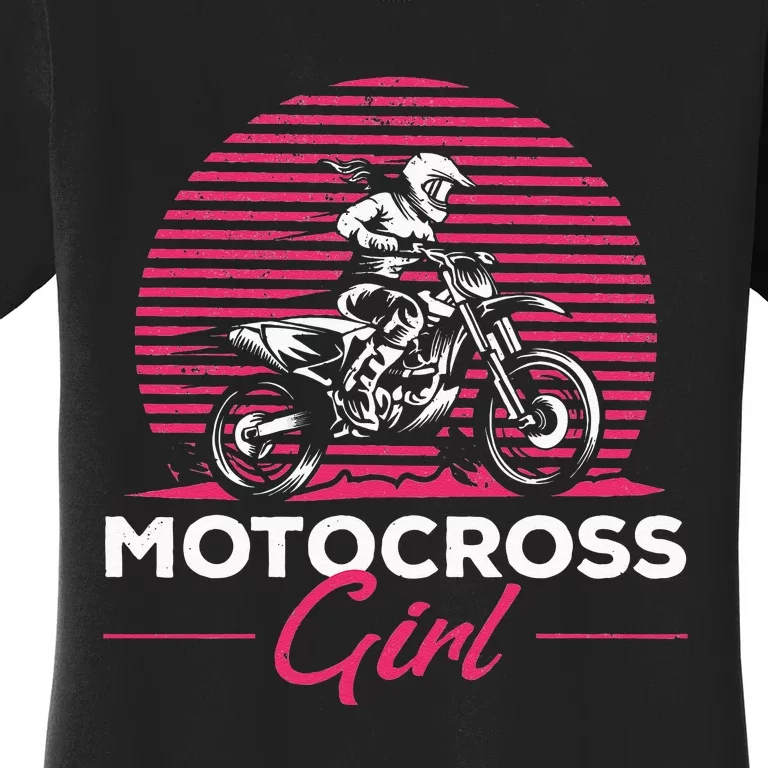 Dirtbike Girl Supercross Girl Enduro Off Road Motocross Girl Women's T-Shirt