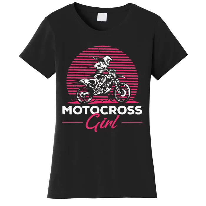 Dirtbike Girl Supercross Girl Enduro Off Road Motocross Girl Women's T-Shirt